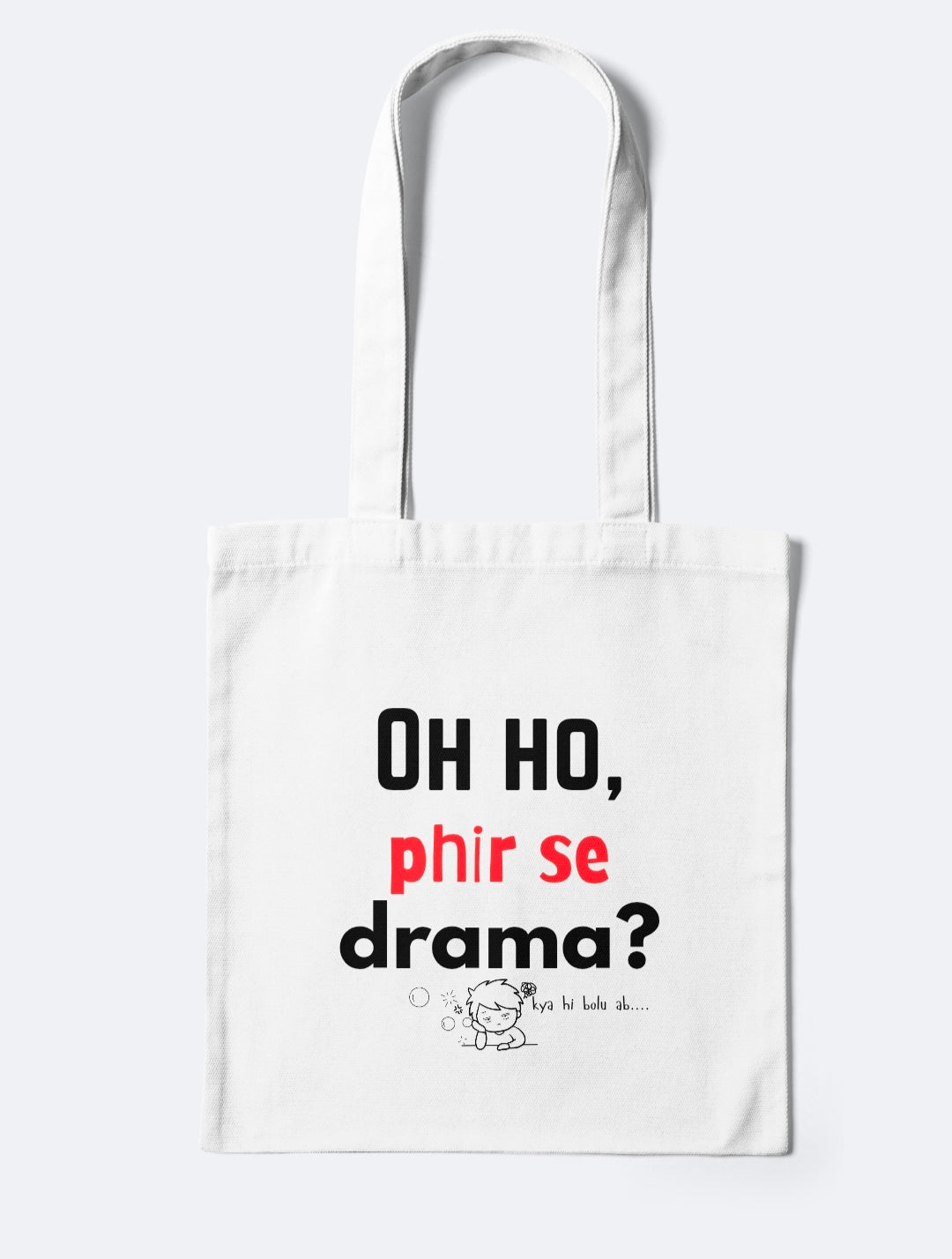 OH HO PHIR SEY DRAMA TOTE BAG